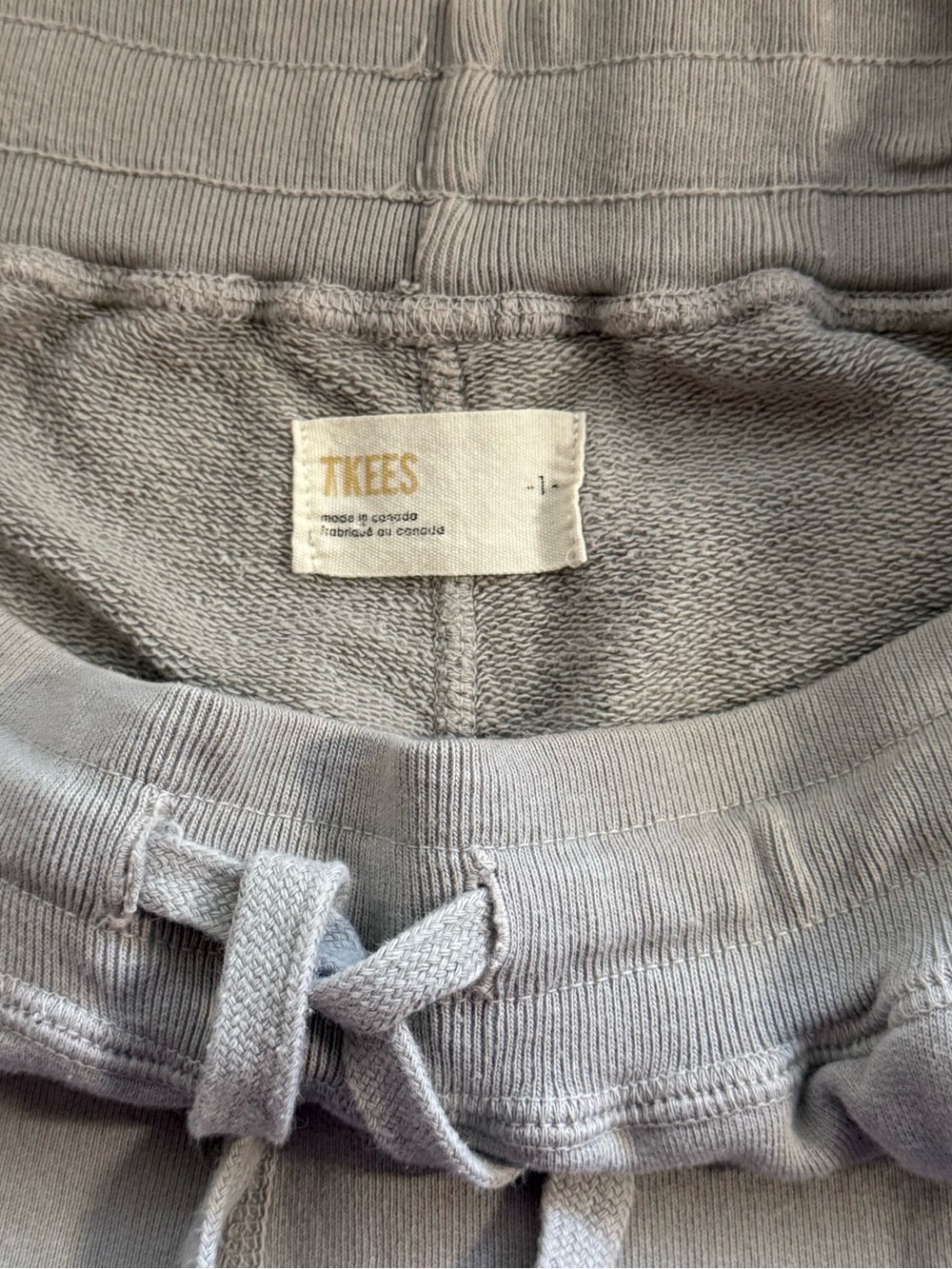 TKEES Women's Track Joggers - Light‎ Gray - Picture 4 of 8